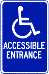 12 x18  Handicap - Accessible Entrance G-65N - image 1
