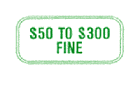 12 x6  Missouri - Handicapped Parking Fine G-301A - image 1