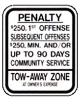 10x12 New Jersey - Handicapped Parking R-1012