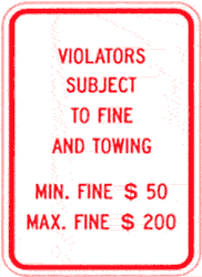 12 x18  Sign - Pennsylvania / Handicapped Parking PA1218 - image 1