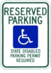 12 x18  Washington - Handicapped Parking sign WA1218 - image 1