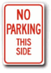12 X18  No Parking This Side R-43