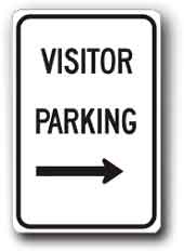 Visitor Parking with Right Arrow G-28R - image 1