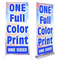 Retractable and X-Banners Stands with Custom Prints