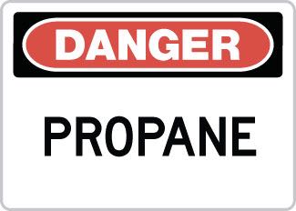 OSHA Safety Sign : Danger - Propane OSHA-DangerSign-0169 - image 1