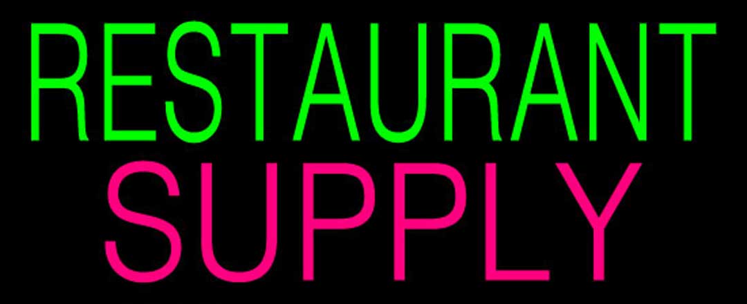 Restaurant Supplies Neon Sign 10116 - image 1