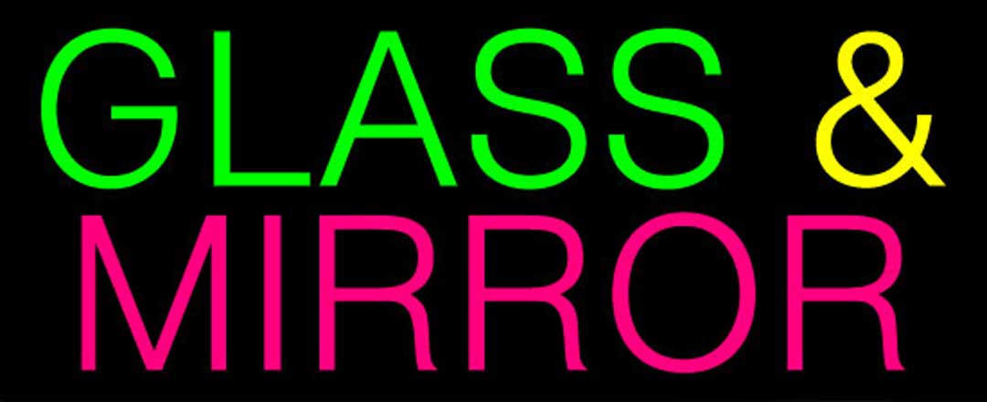 Glass & Mirror Neon Sign 10157 - image 1