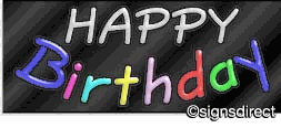 Happy Birthday Neon Sign 10249 - image 1