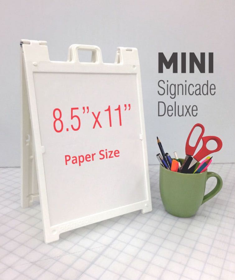 Mini Signicade Deluxe - WHITE sd-140-MINI-W - image 2