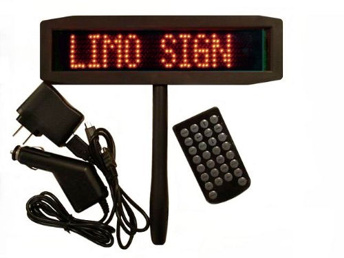 LED Programmable Holding sign with Battery Operation SSN-LIMOG2-50x7 - image 2