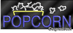 POPCORN Neon Sign w/Graphic 10113 - image 1