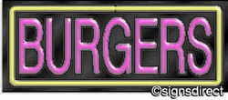 BURGERS Neon Sign : 184 10184 - image 1